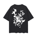 T-shirt Streetwear Grimoire Rise Graffiti Noir