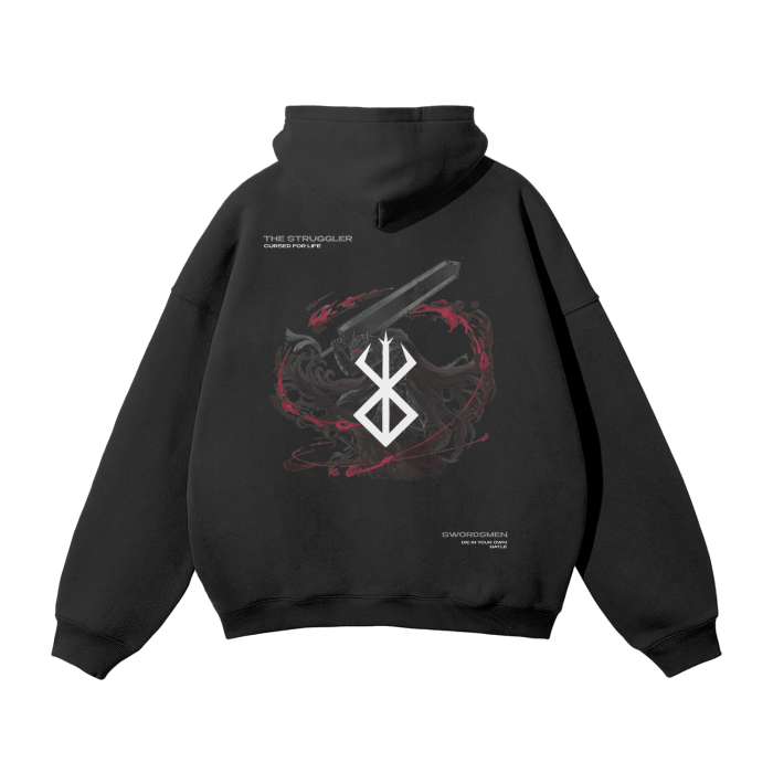 Hoodie Streetwear Swordsman