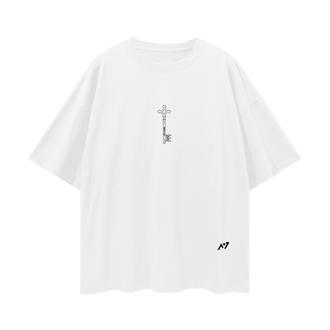 T-shirt Streetwear Silent Flash Blanc