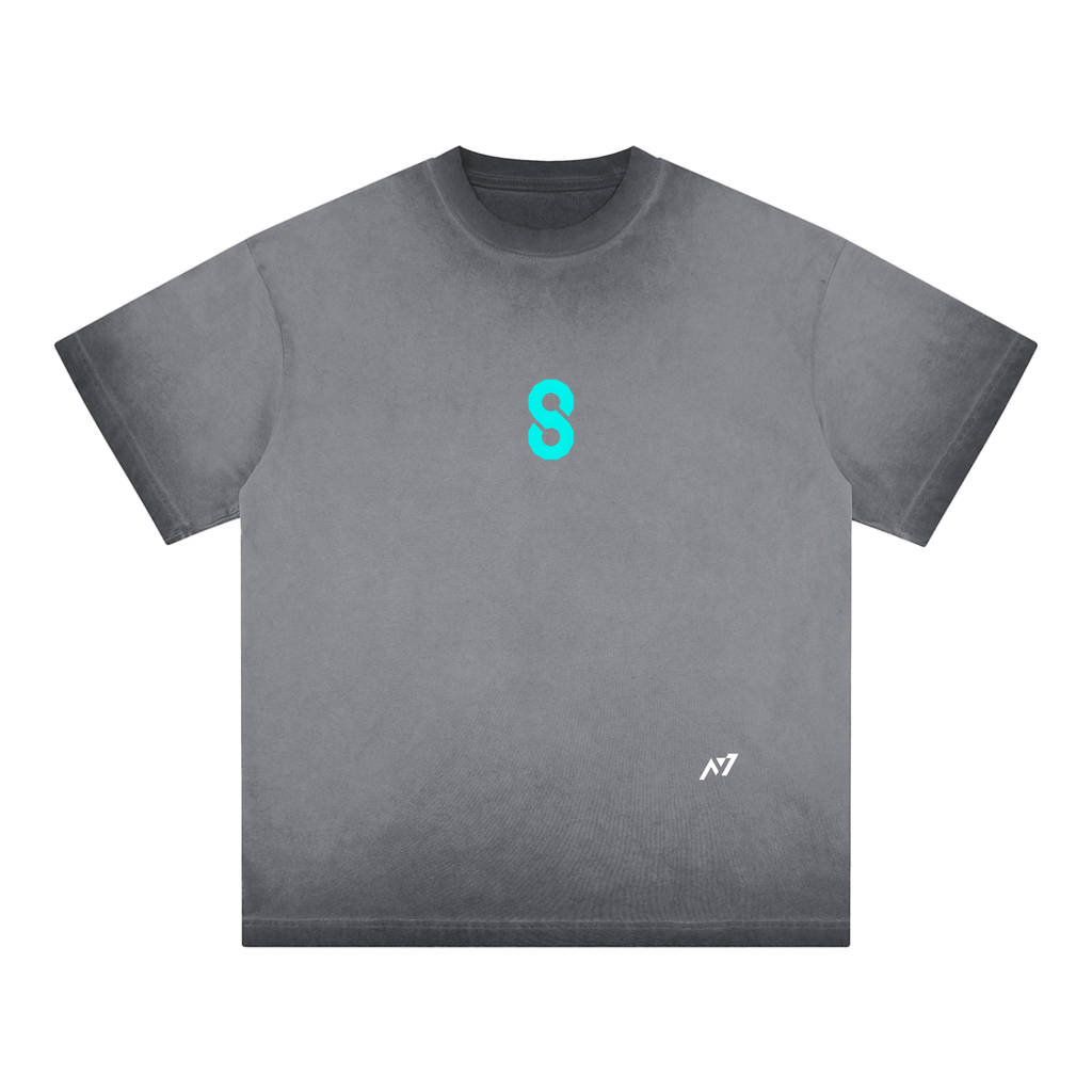 T-shirt Streetwear Cyber Relic Délavé