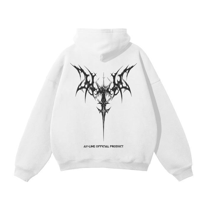 Hoodie Streetwear Brand of Sacrifice 2.0 Blanc