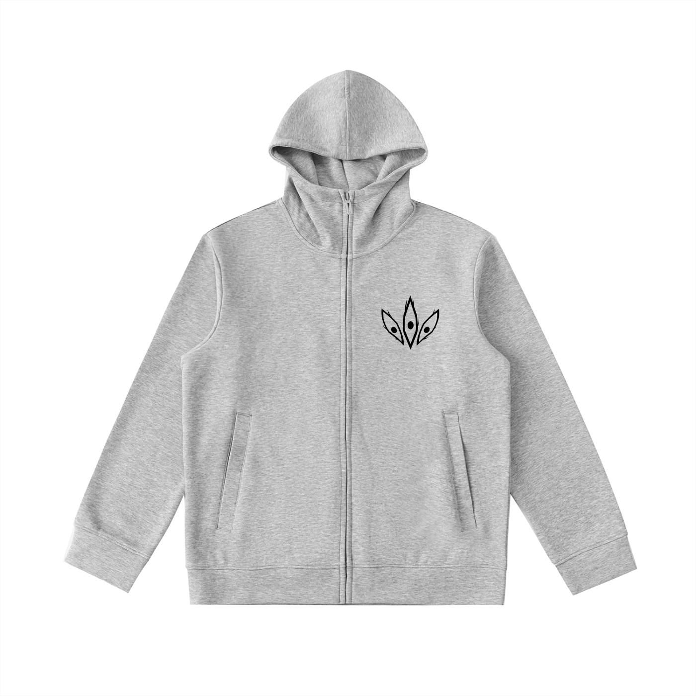 Hoodie Streetwear Zippé Third Eye