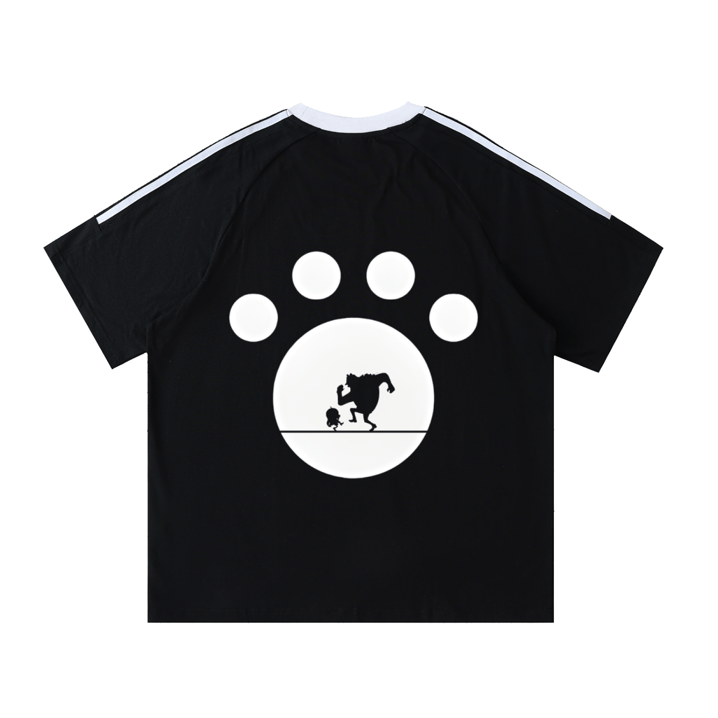 T-shirt Streetwear Crewneck Paw