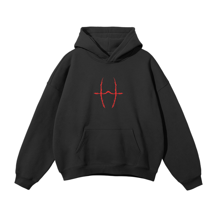 Hoodie Streetwear Crimson Flow 2.0