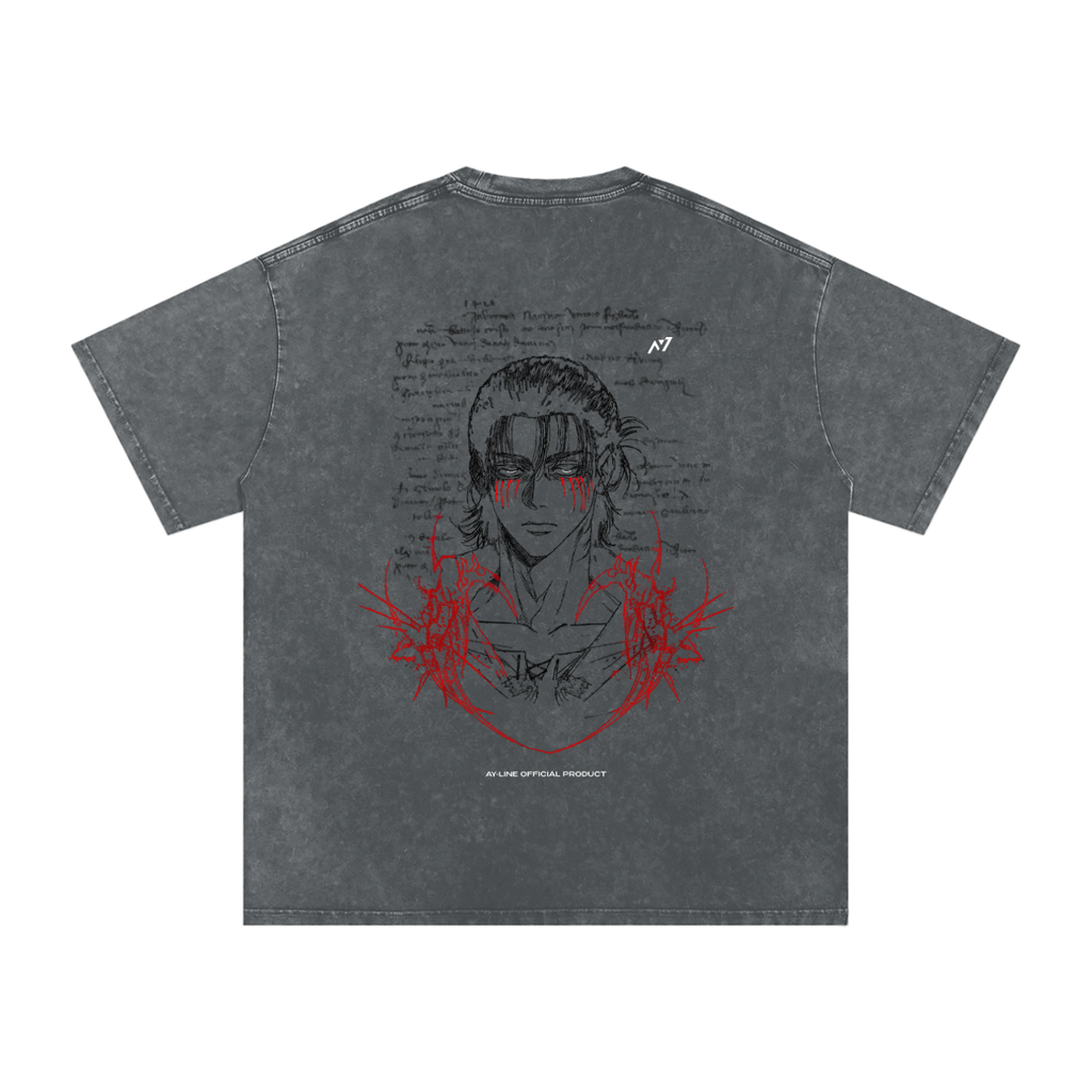 T-shirt Streetwear The Unforgiven Path Délavé