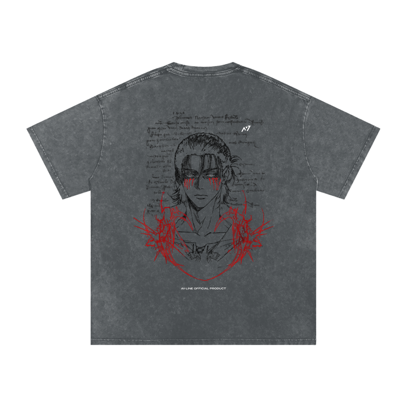 T-shirt Streetwear The Unforgiven Path Délavé