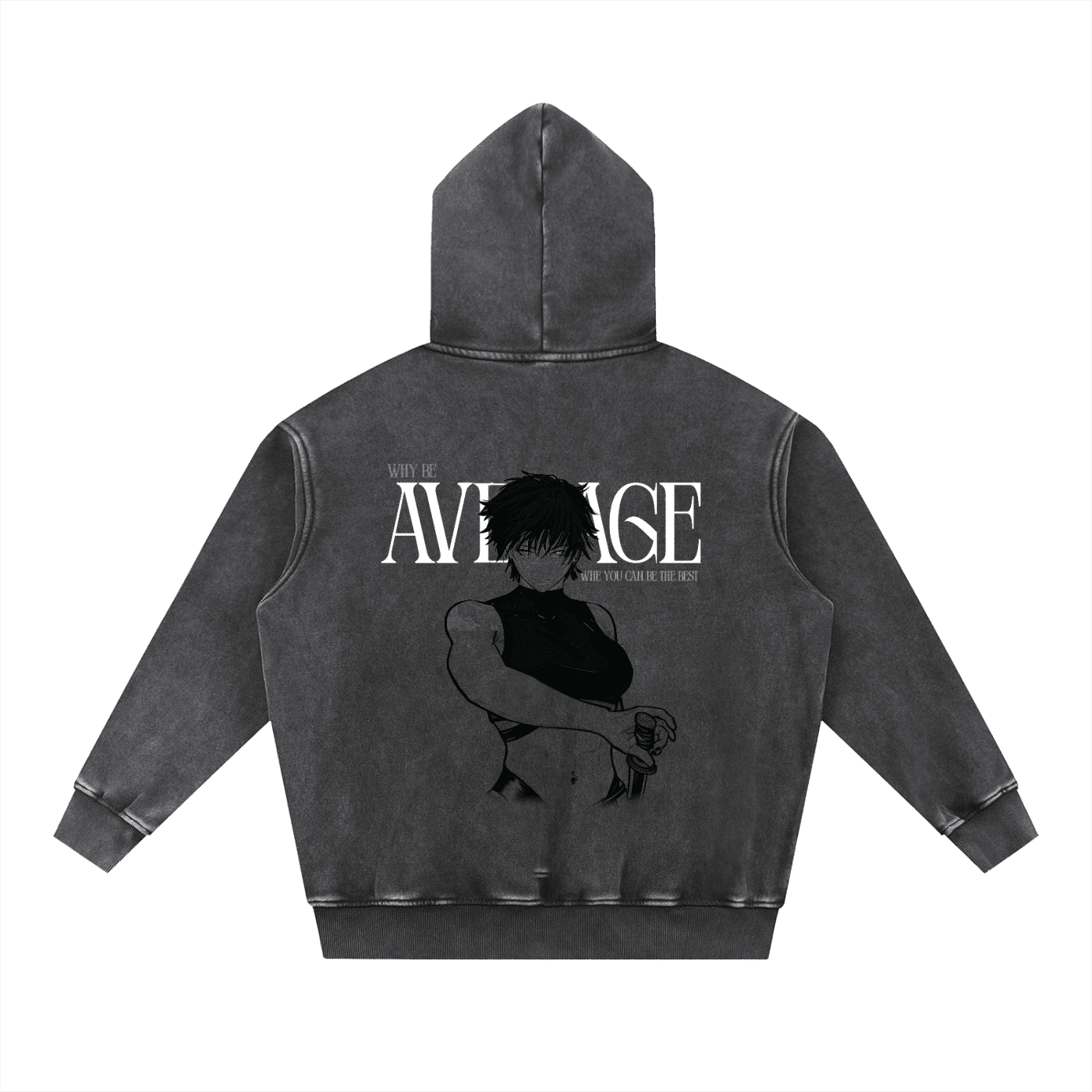 Hoodie Streetwear Vicious Resolve Délavé
