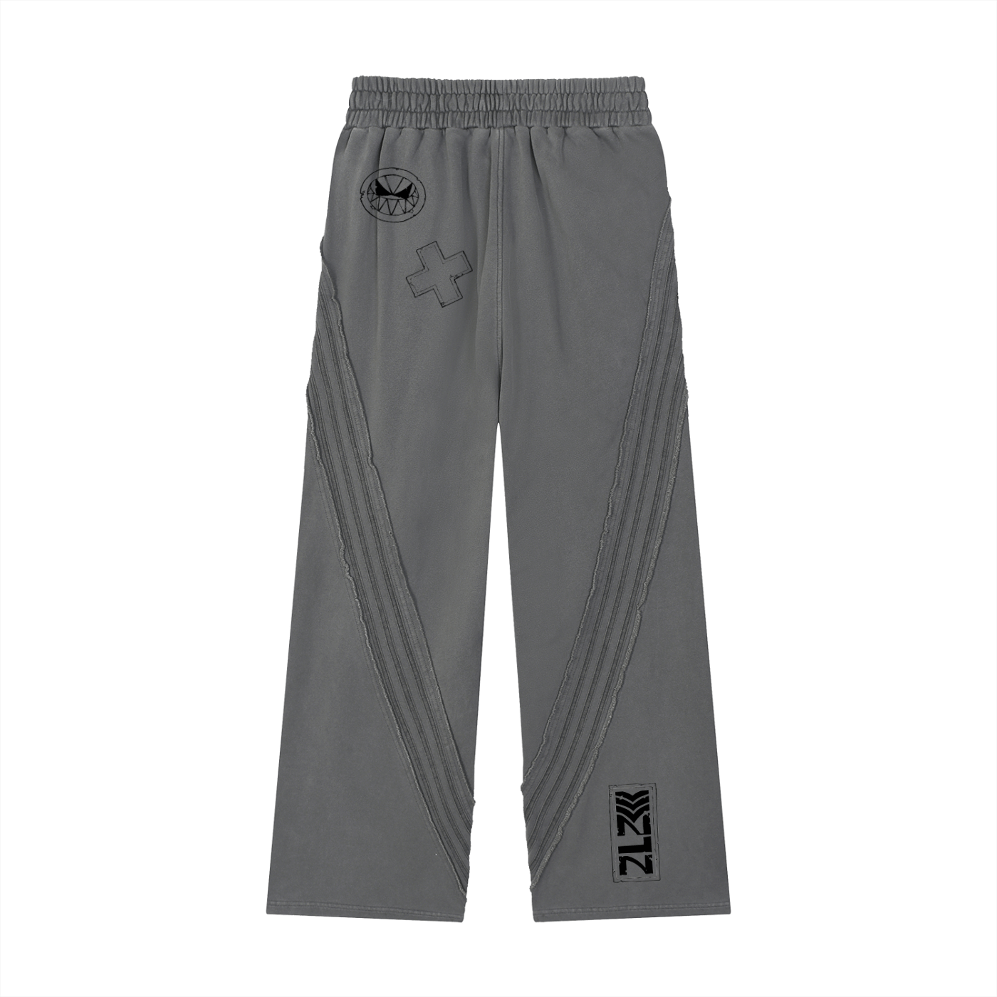 Pantalon Snow Délavé Tape Raw Edge