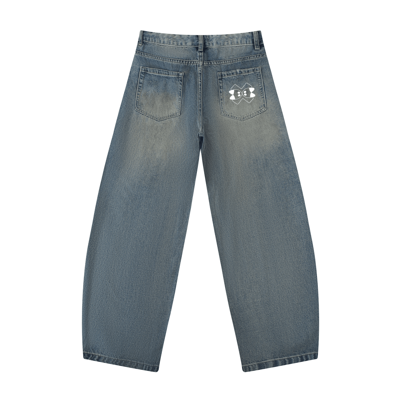 Jeans Barrel Leg Monster Point