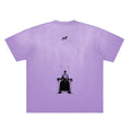 T-shirt Streetwear Sublime Deception Violet Délavé Heavy Weight