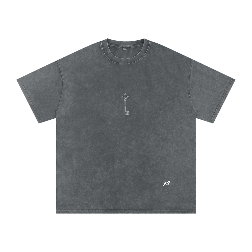 T-shirt Streetwear For His Sake Délavé Foncé