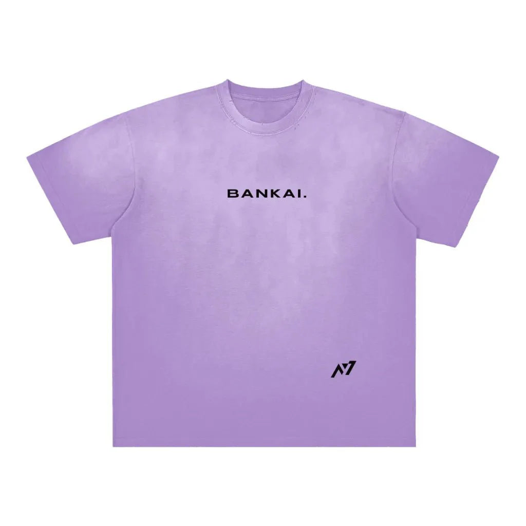 T-shirt Streetwear Sublime Deception Violet Délavé Heavy Weight