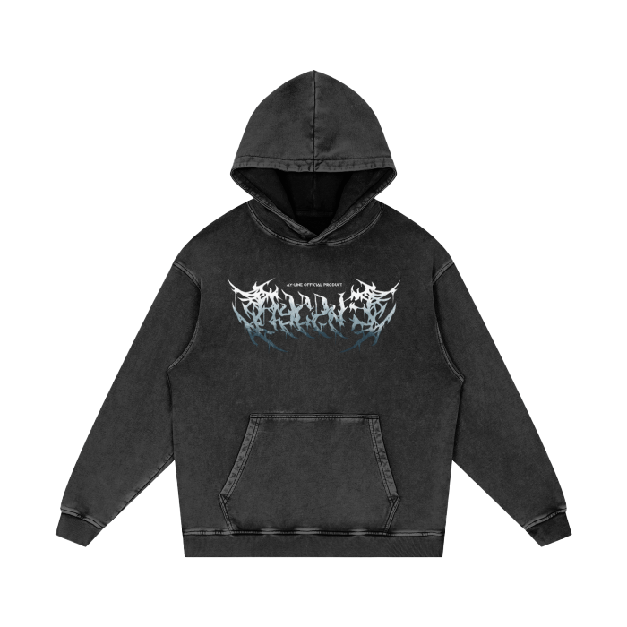 Hoodie Streetwear The Honored One Metal Délavé