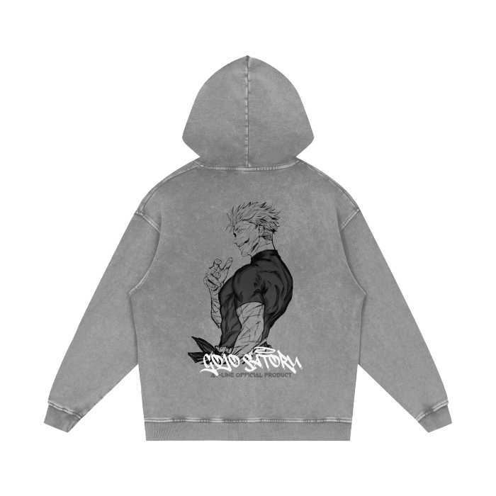 Hoodie Délavé The Honored One Streetwear