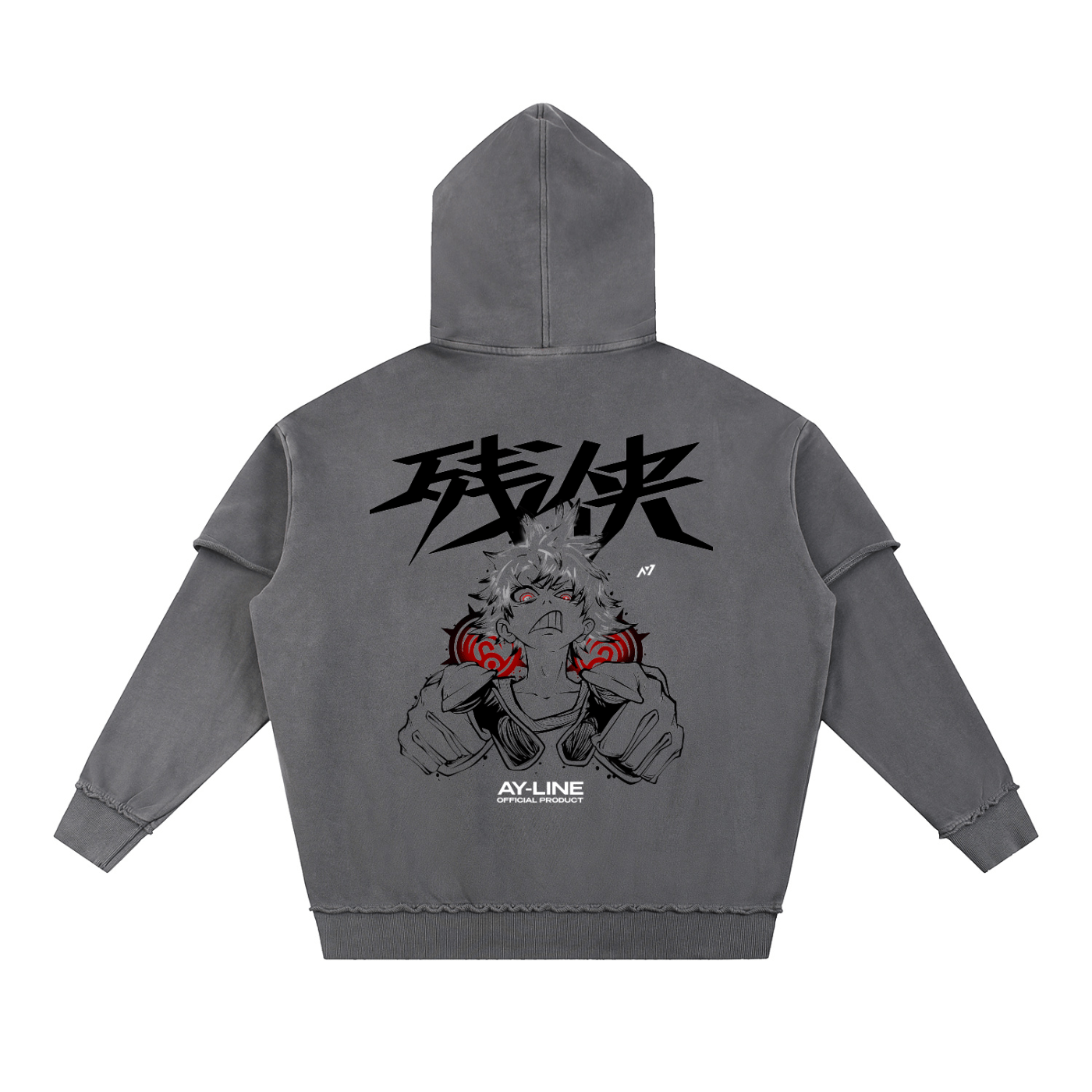 Hoodie Streetwear Déchiré Scrap God