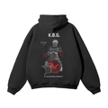 Hoodie Streetwear Rising Knockout Noir