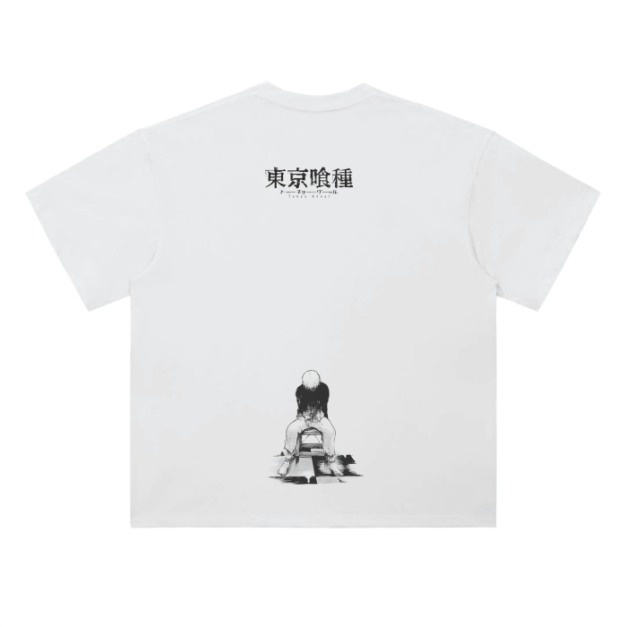 T-shirt Streetwear Ghoul’s Fury Blanc Heavy Weight