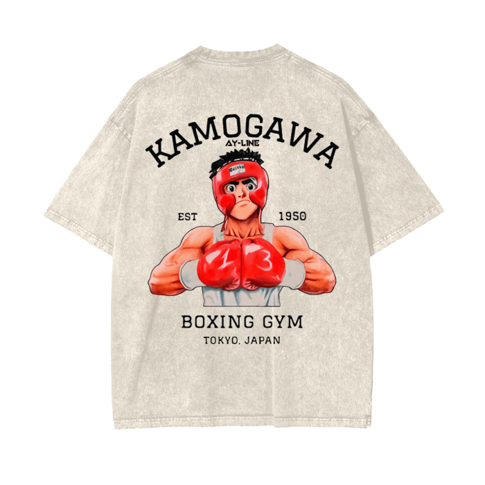 T-shirt Streetwear Rising Knockout Délavé