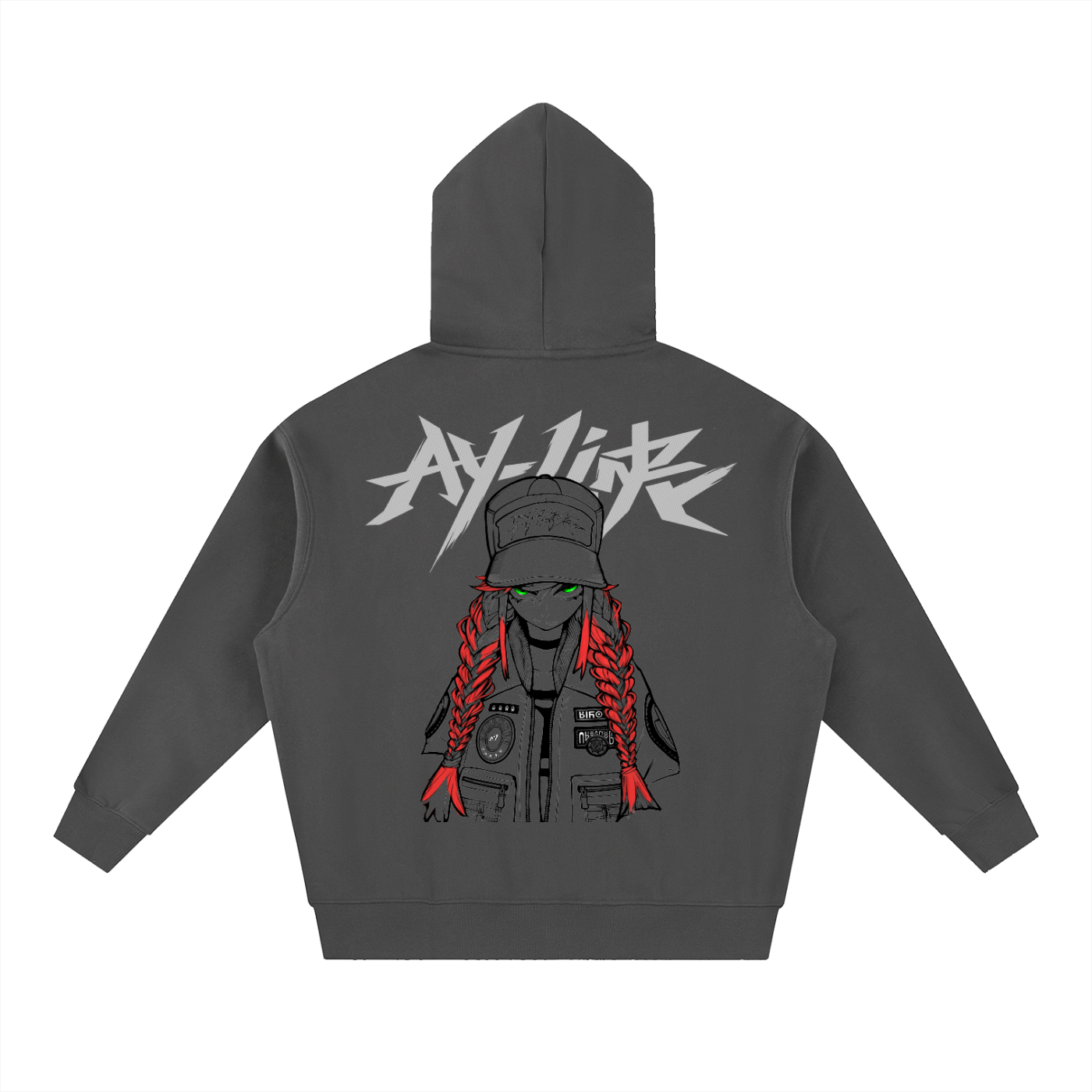 Hoodie Streetwear Emerald Glare