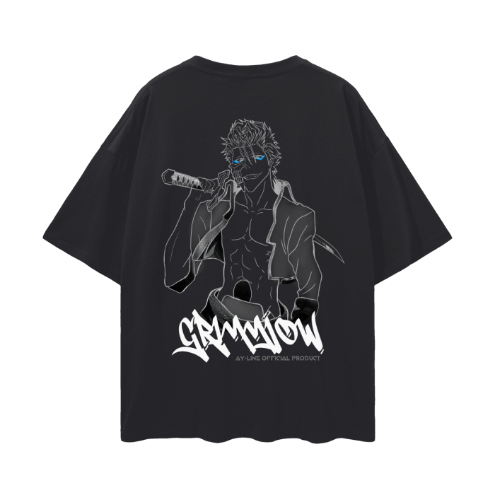 T-shirt Streetwear Feral Strike Graffiti Noir