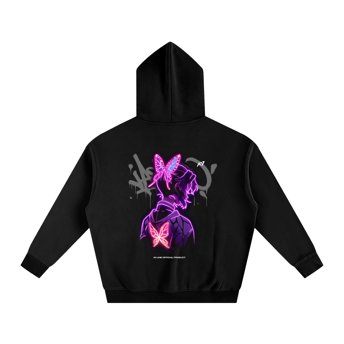 Hoodie Streetwear Butterfly Mist