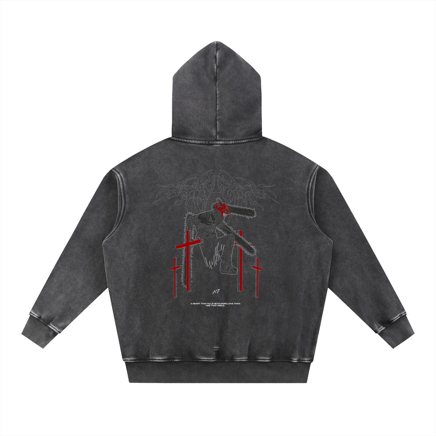 Hoodie Délavé Saint of Violence