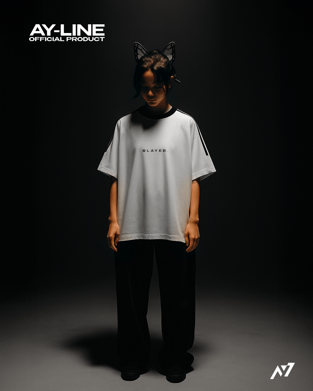 T-shirt Streetwear Crewneck Butterfly Fang