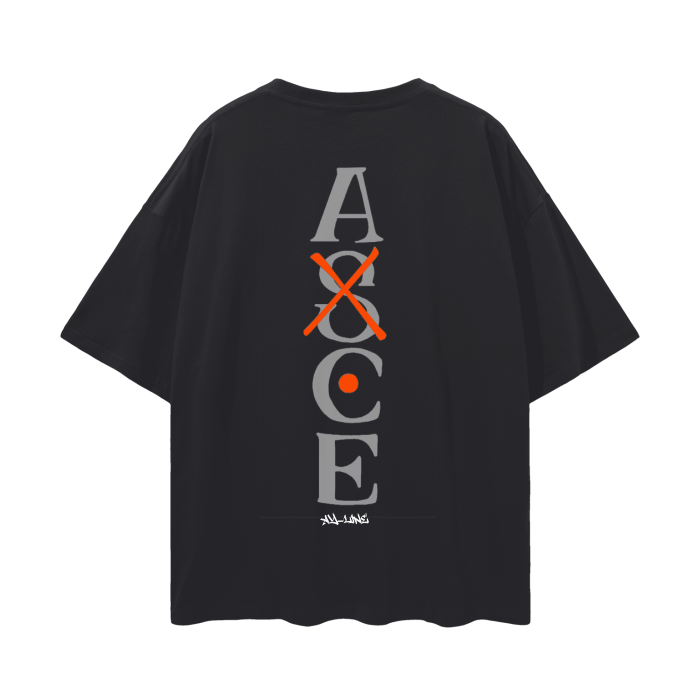T-shirt Streetwear Flame Rogue Noir