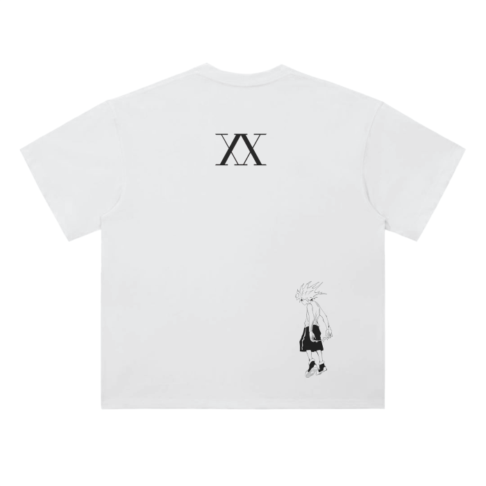 T-shirt Streetwear Silent Assassin Blanc Heavy Weight