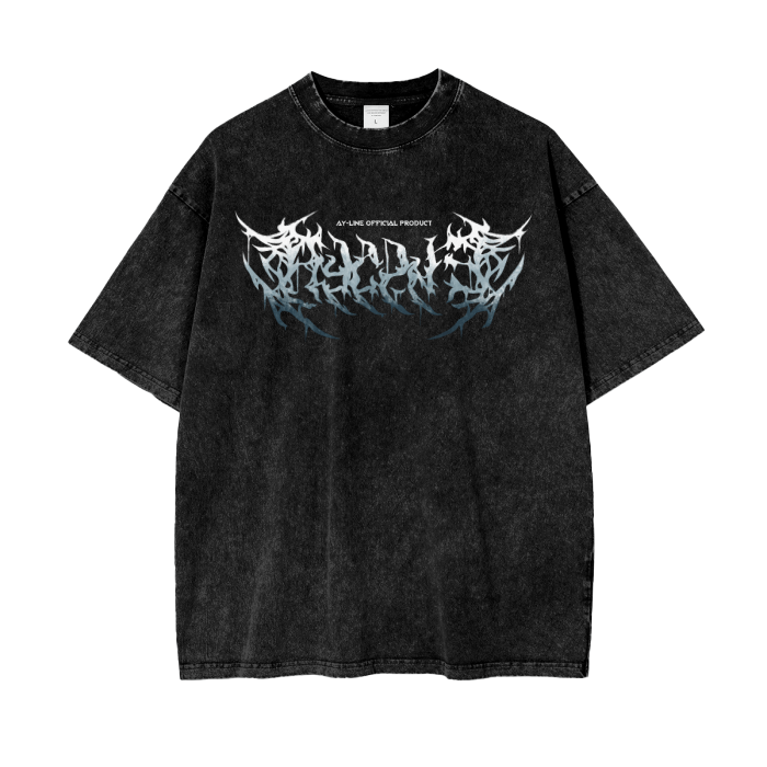 T-shirt Streetwear The Honored One Metal Délavé