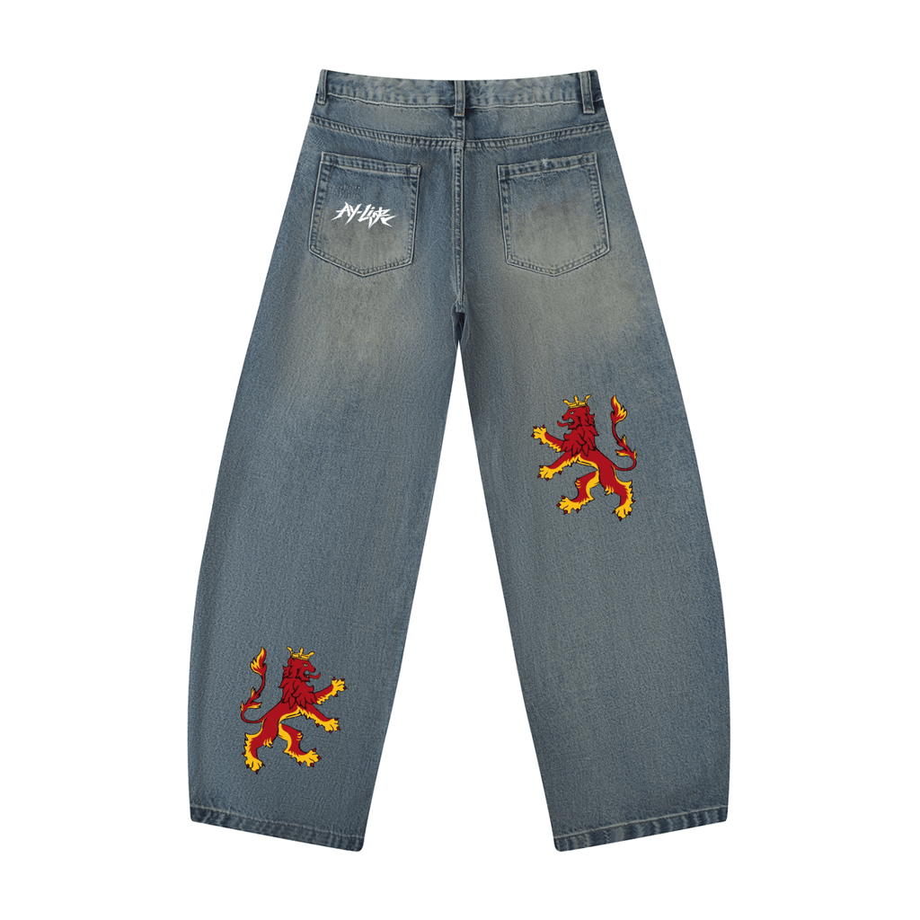 Jeans Spain Barrel Leg On Fire