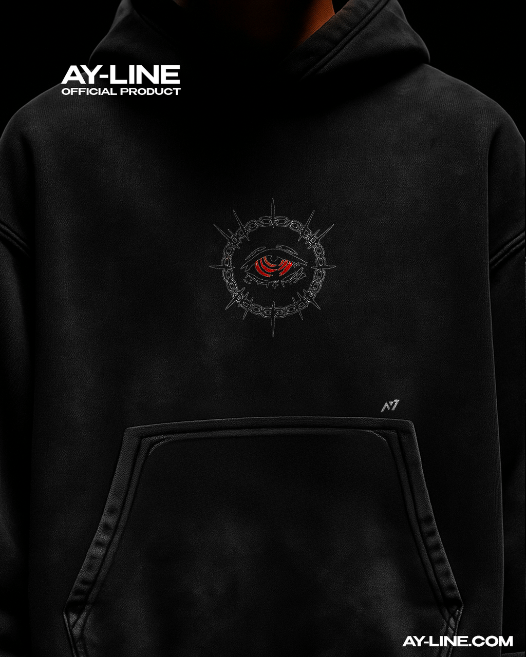 Hoodie Streetwear Grind Ritual Délavé