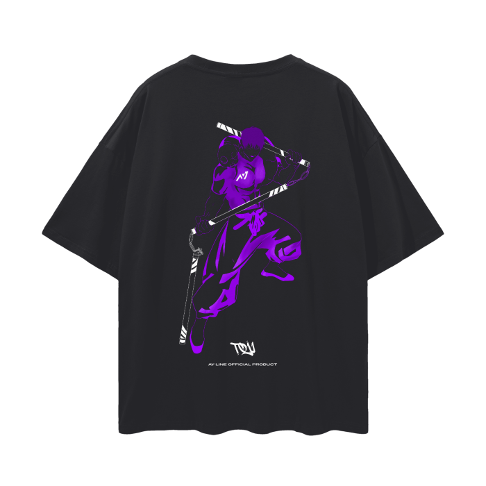 T-shirt Streetwear Sorcerer Killer Neon Noir