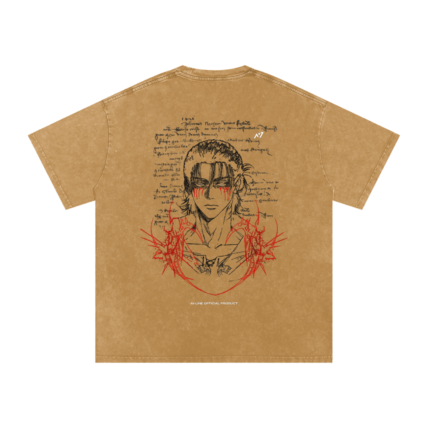 T-shirt Streetwear The Unforgiven Path Délavé
