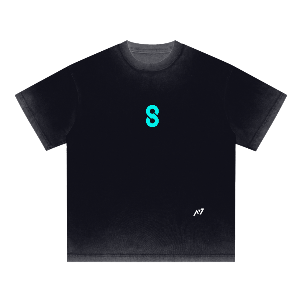 T-shirt Streetwear Cyber Relic Délavé