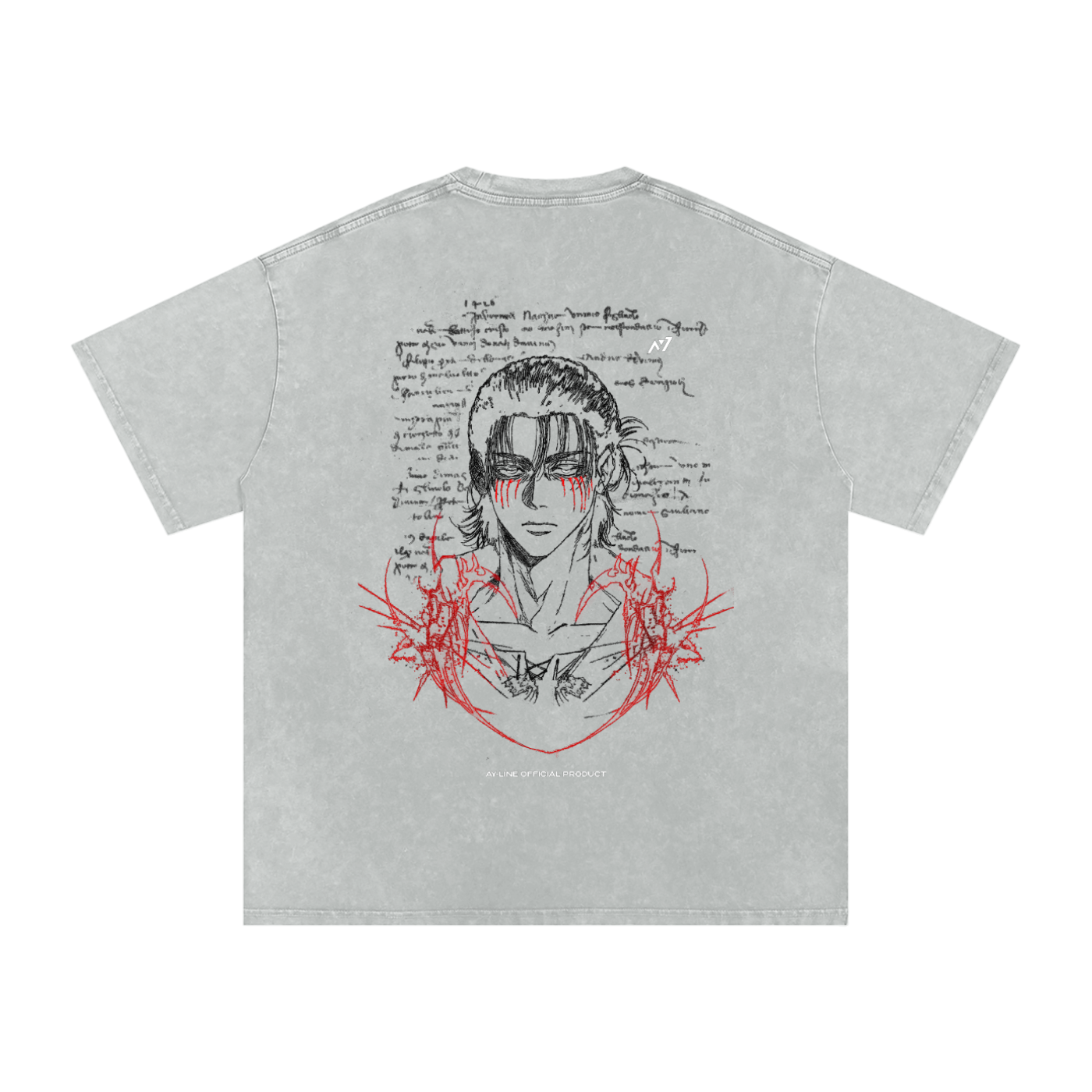 T-shirt Streetwear The Unforgiven Path Délavé
