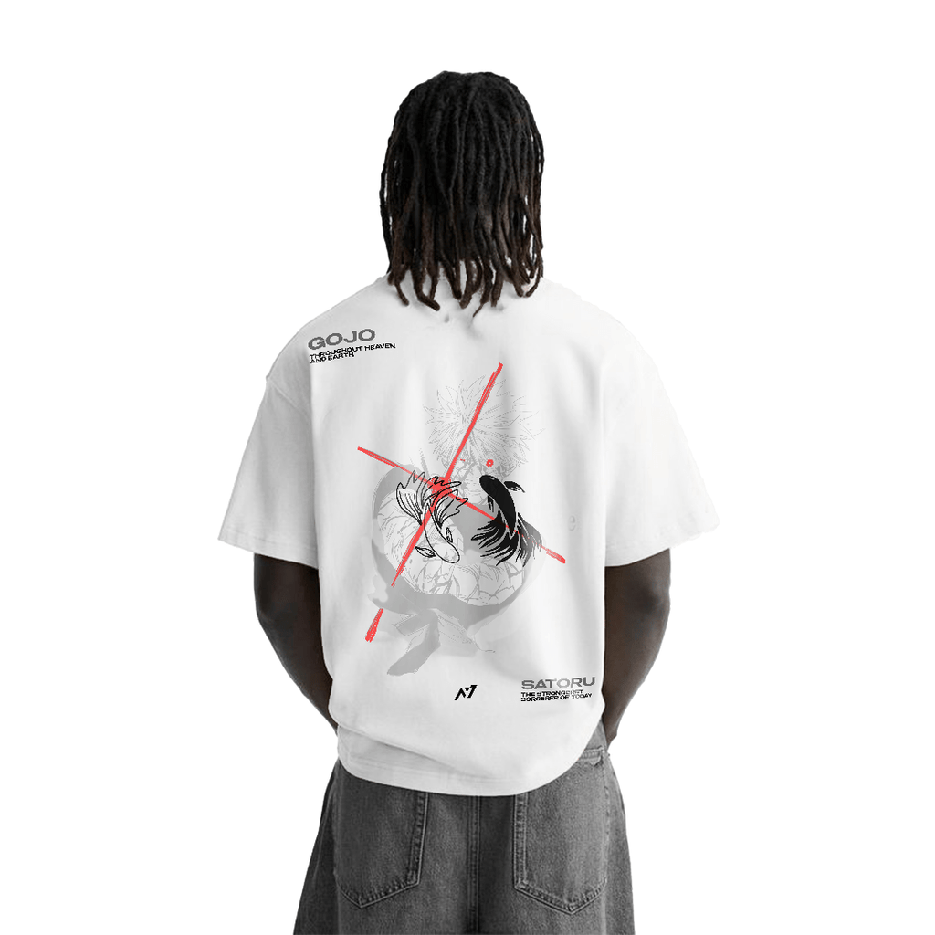 T-shirt Streetwear The Strongest Sorcerer Blanc Heavy Weight
