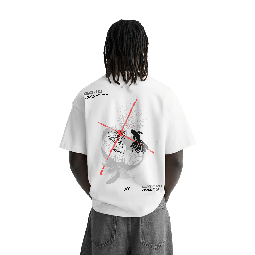 T-shirt Streetwear The Strongest Sorcerer Blanc Heavy Weight