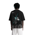 T-shirt Streetwear The Strongest Sorcerer Noir Délavé