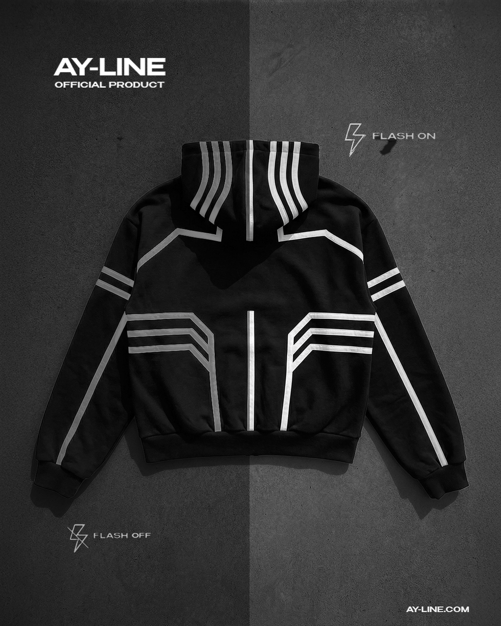 Hoodie Streetwear Réfléchissant 3rd Upper Moon