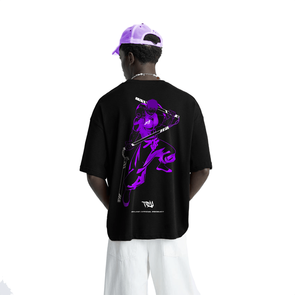 T-shirt Streetwear Sorcerer Killer Neon Noir