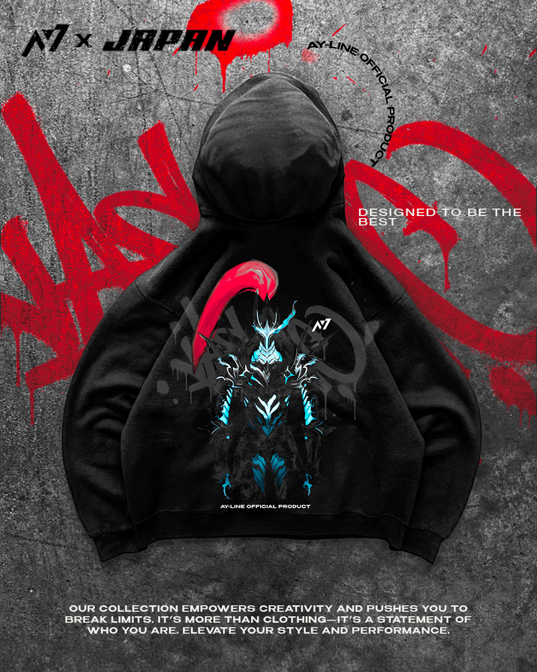 Hoodie Streetwear Shadow Knight