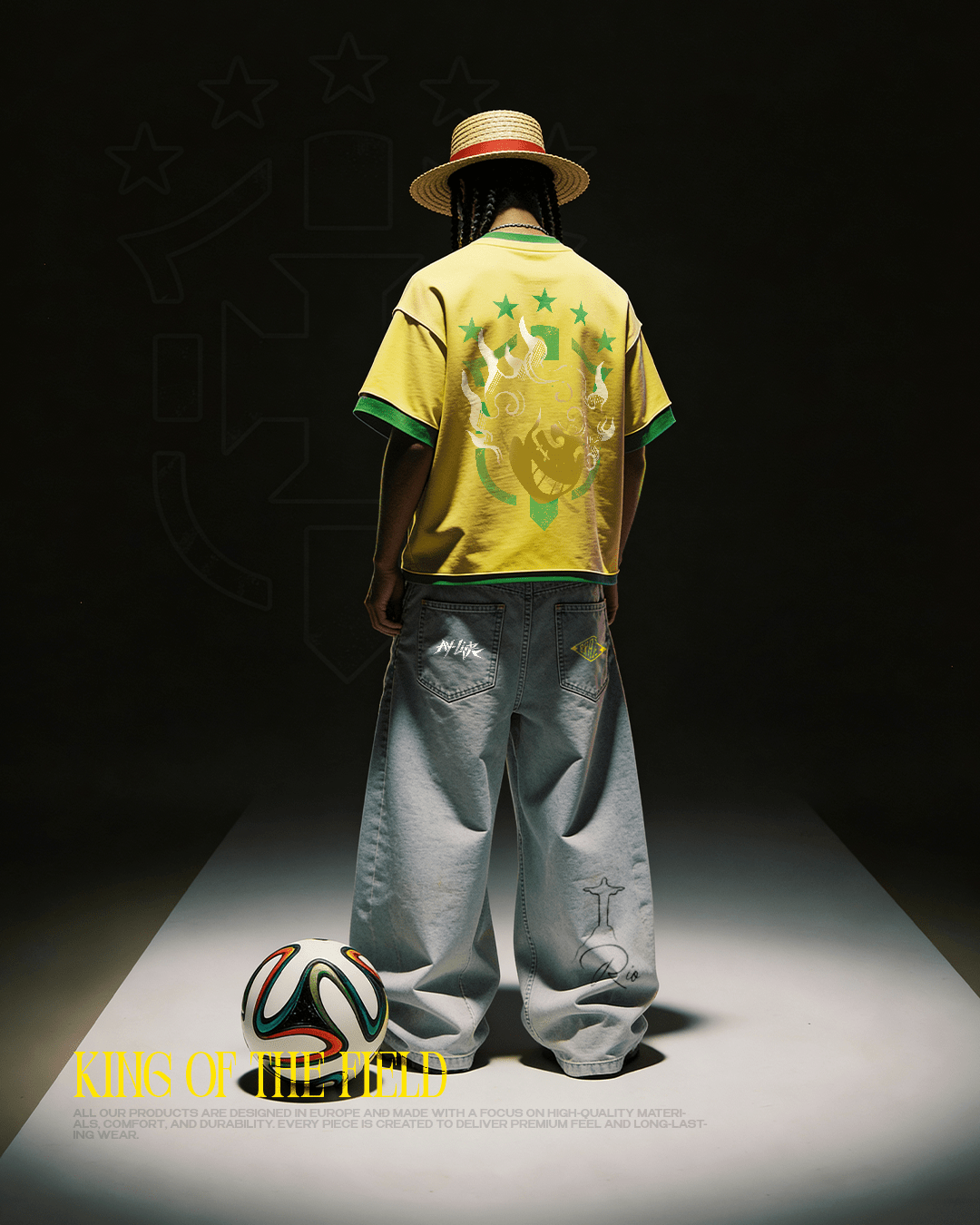 T-shirt Brazil King of the Field