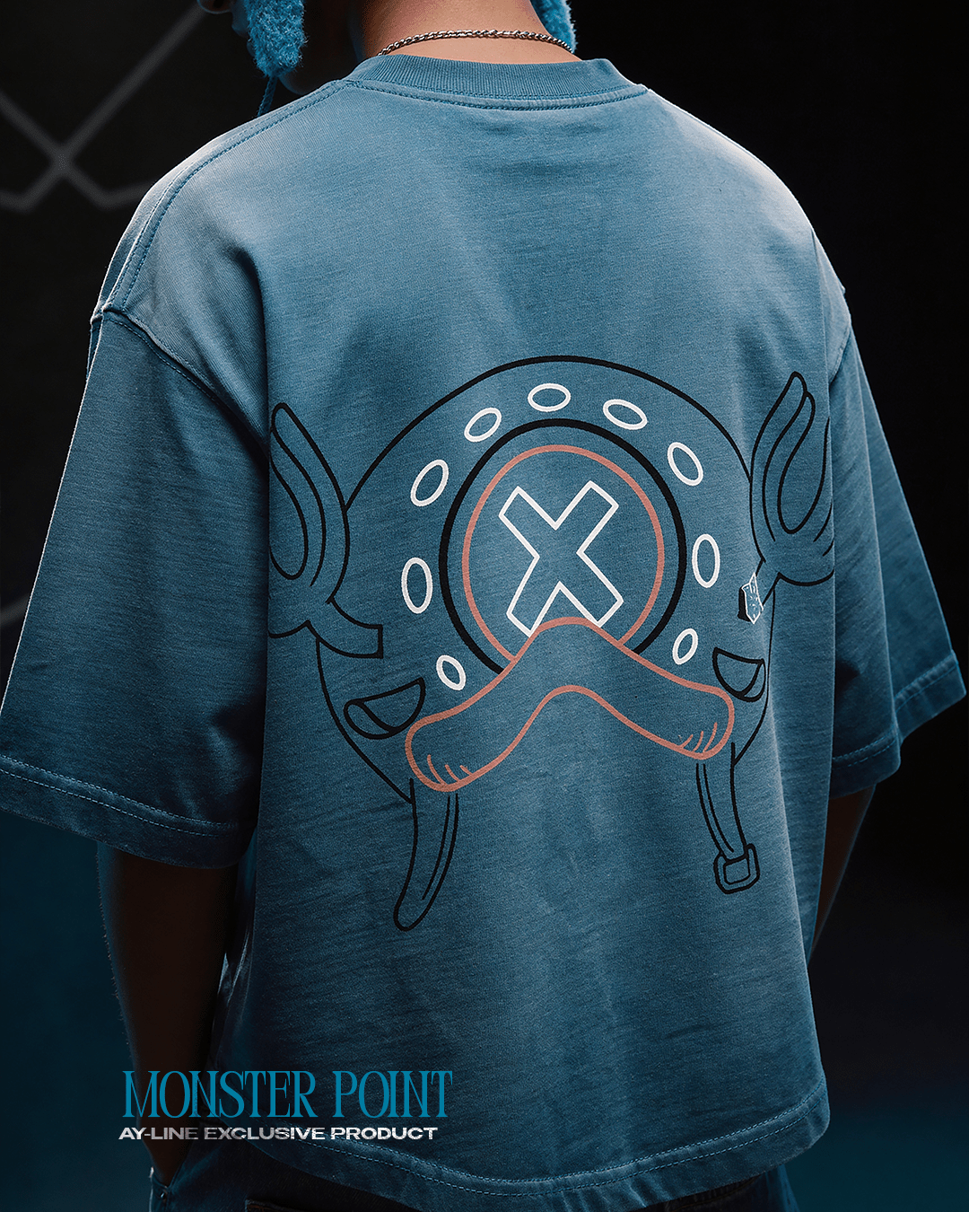T-shirt Streetwear Monster Point