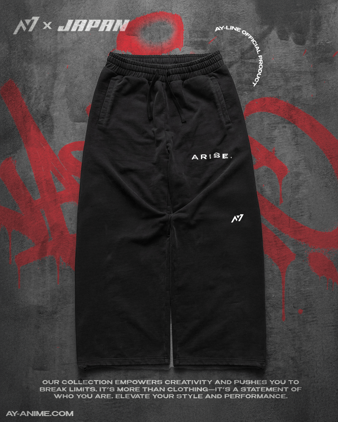 Joggers Streetwear Baggy Délavés Demonic Blade