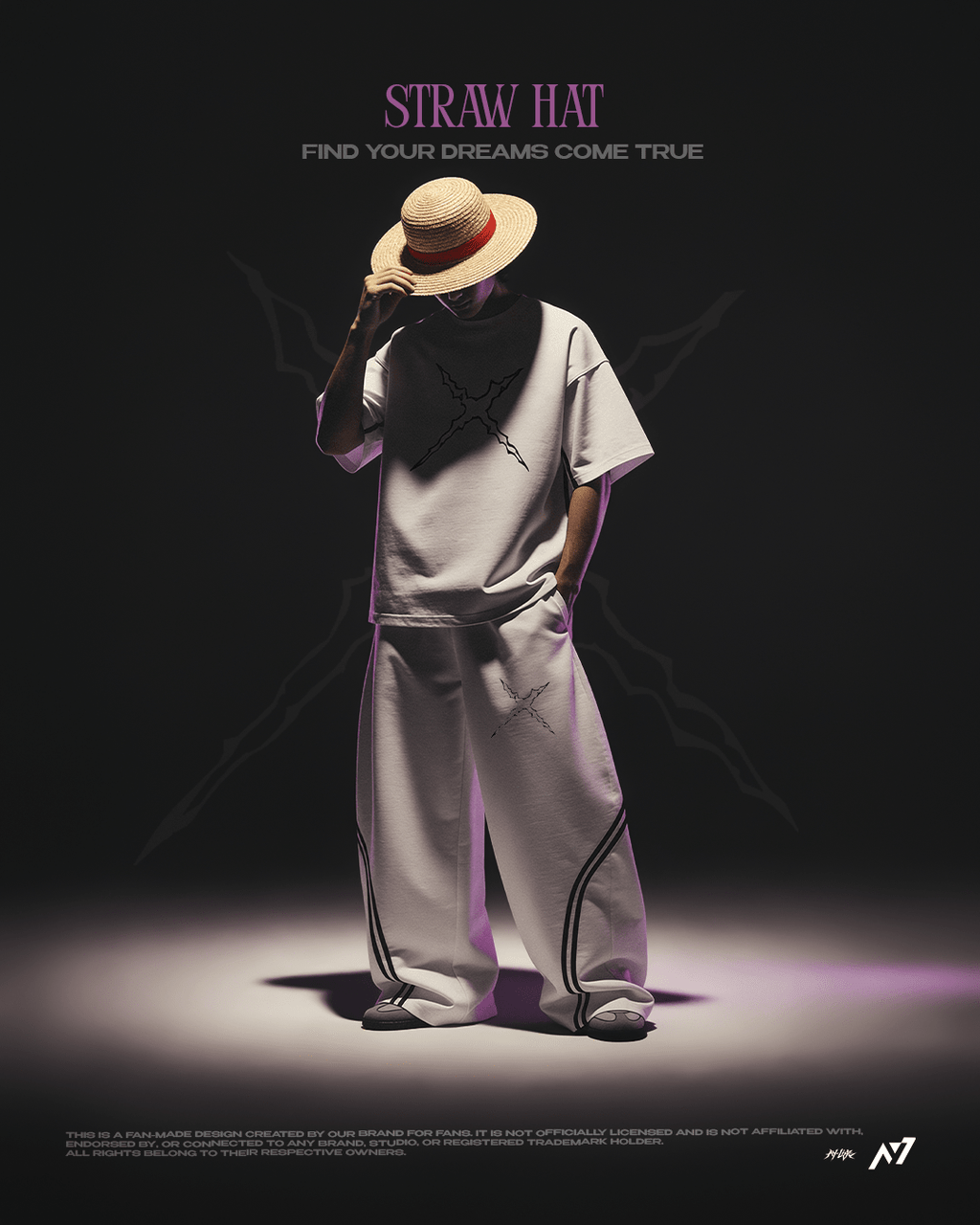 T-shirt Streetwear Straw Hat