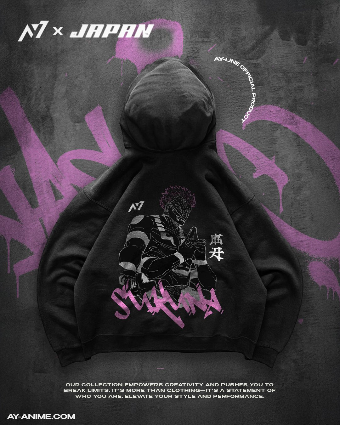 Hoodie Streetwear The Disgraced One Noir