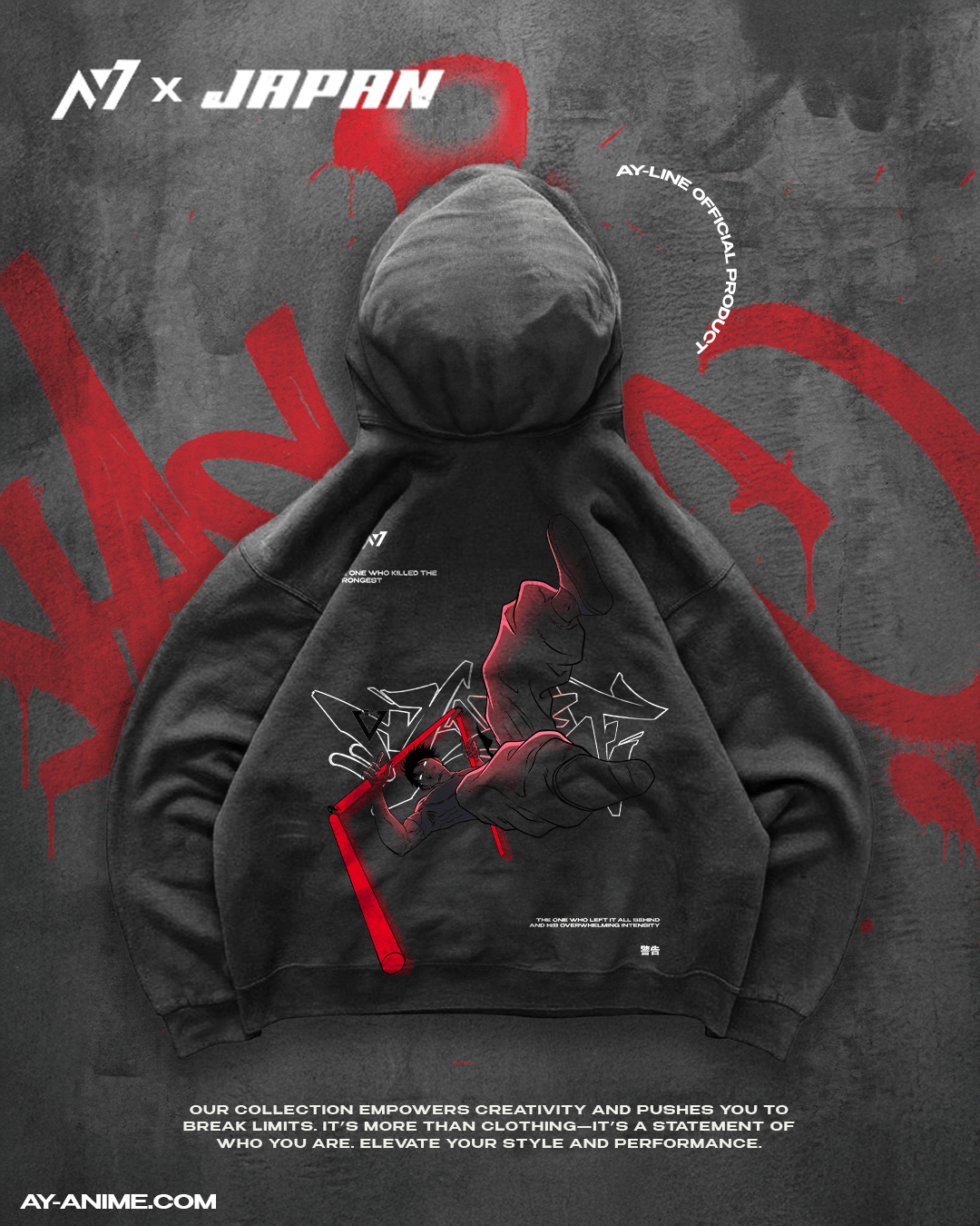 Hoodie Premium The Sorcerer Killer Graffiti