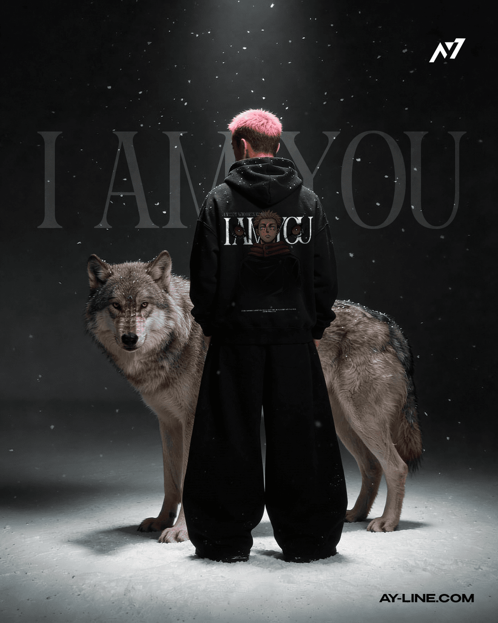 Hoodie Streetwear I AM YOU