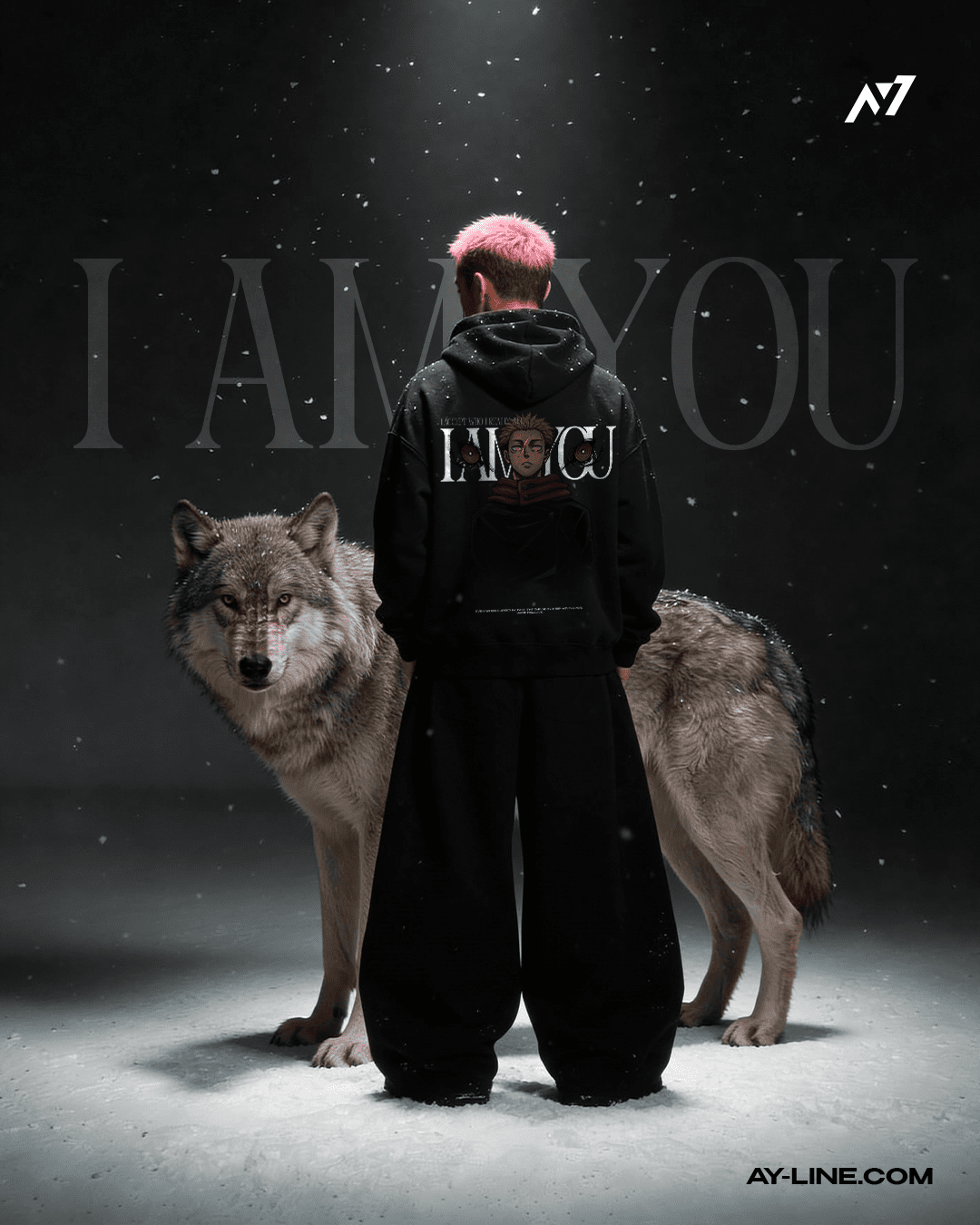 Hoodie Streetwear I AM YOU